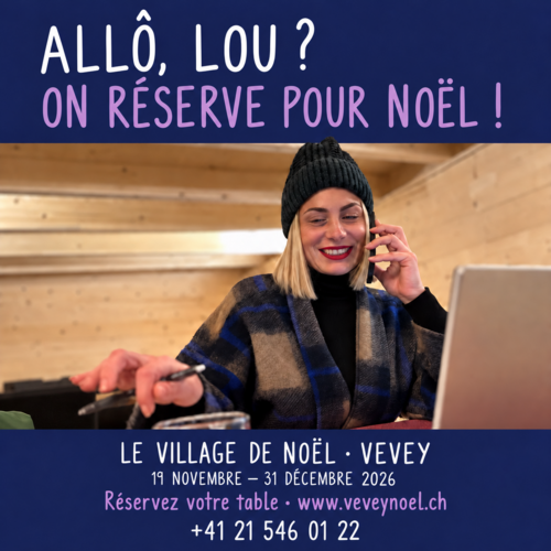 Online ou par téléphone au +41 21 546 01 22